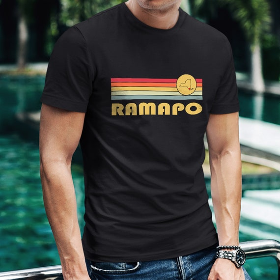 Ramapo, New York Retro T Shirt, Wicked 70s 80s Style Ramapo New 