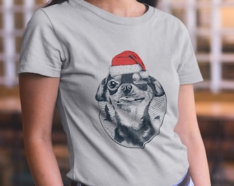 Chihuahua Christmas Shirt, Chihuahua Lover Gift, Happy Holidays, Merry Christmas Hoodie, Sweatshirt