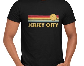 Jersey City, camiseta retro de Nueva Jersey, camisa Wicked de los años 70 y 80 estilo Jersey City New Jersey NJ, de inspiración vintage