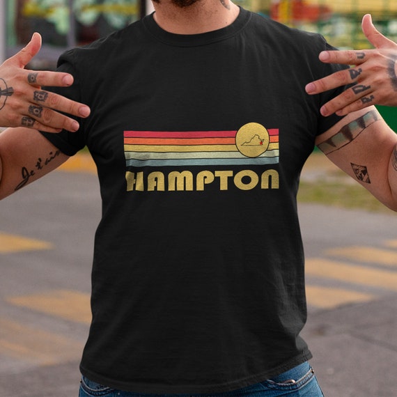 Hampton Va Vintage Retro Sunset Tee T Shirt Hampton Va Vintage Retro Sunset Tee T Shirt