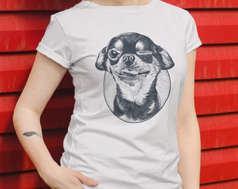 Chihuahua Shirt, Hipster Dog Muscle Shirt, Dog Mom Dad Mama Gift, Boy Girl Kids Youth Shirt