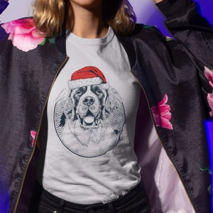 Saint Bernard Christmas Shirt, Saint Bernard Lover Gift, Happy Holidays, Merry Christmas Hoodie, Sweatshirt