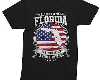 Lakeland, Florida - Det är där min historia börjar, Lakeland, Florida-flagga