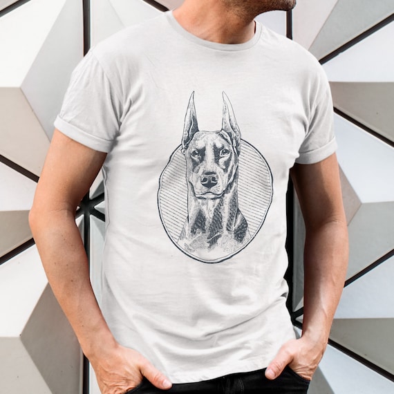 Doberman Shirt Hipster Dog Shirt Dog Mom Mama