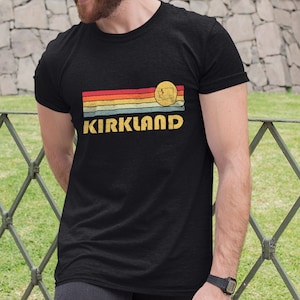 Kirkland, Washington Retro T Shirt, Wicked 70s 80s Style Kirkland Washington WA Shirt, Vintage Inspired