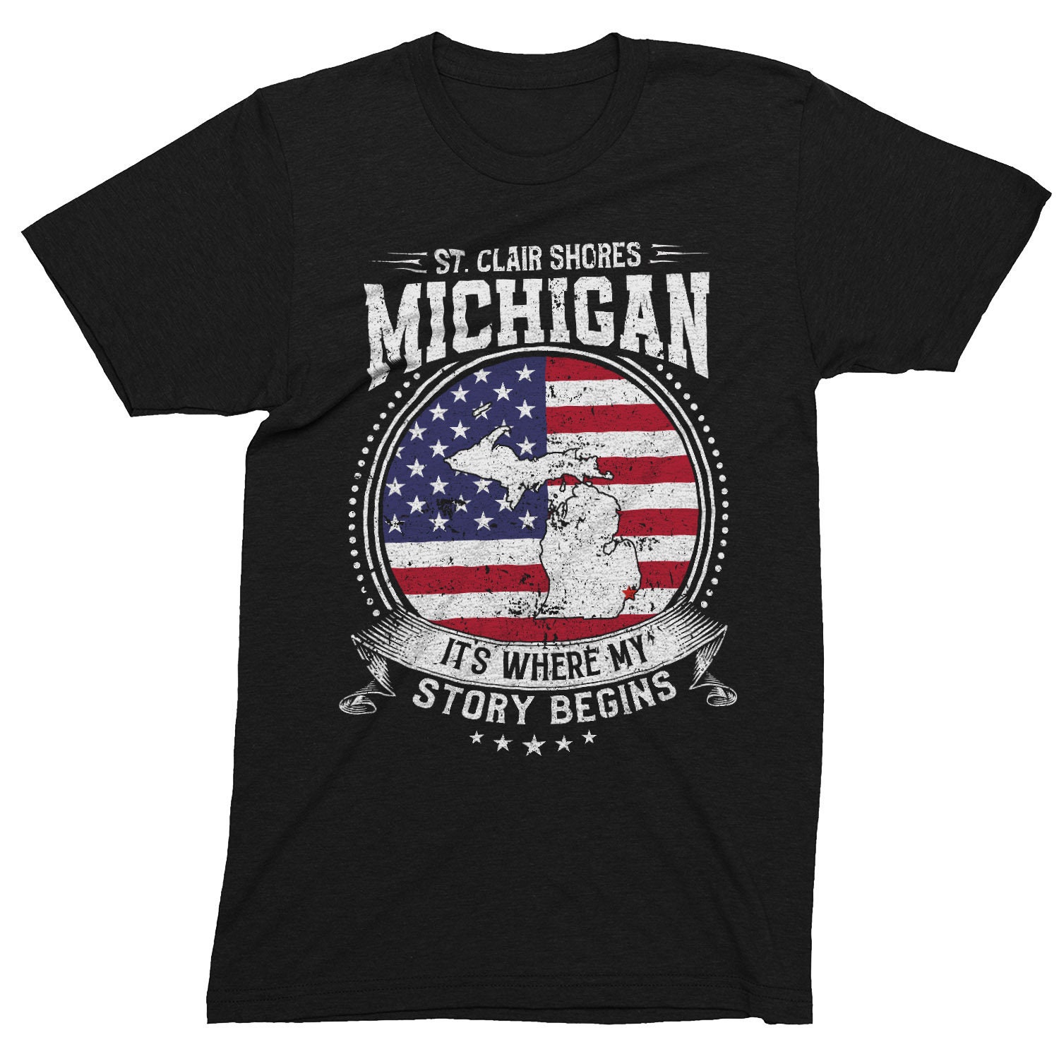 St. Clair Shores Michigan It's Where My Story Begins St. Etsy