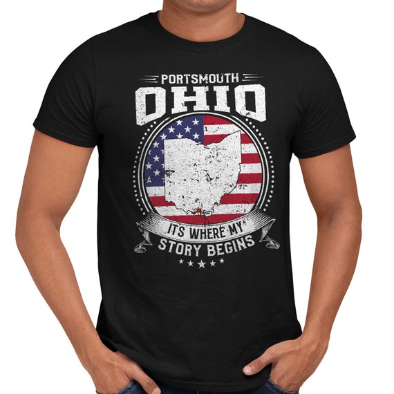 State Of Ohio Distressed Outline Football Fan T-Shirt Unisex State Of Ohio Distressed Outline Football Fan T-Shirt Unisex