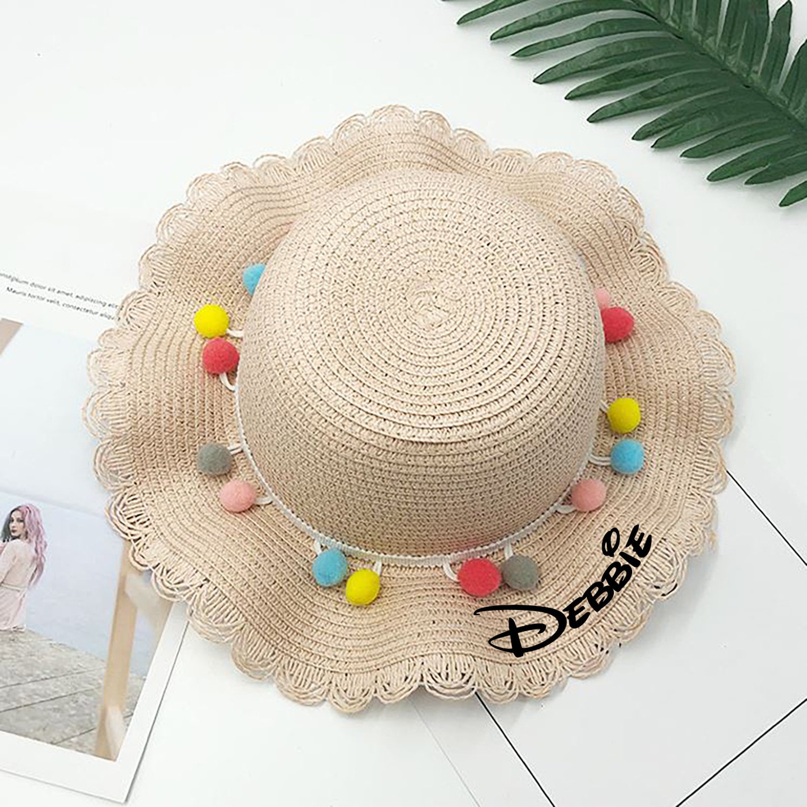 Baby Straw Hat Baby Beach Hat Baby Sunglasses Infant Etsy