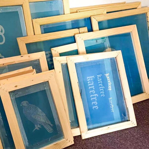 Pre Burned Custom Screen for Screen Printing Etsy