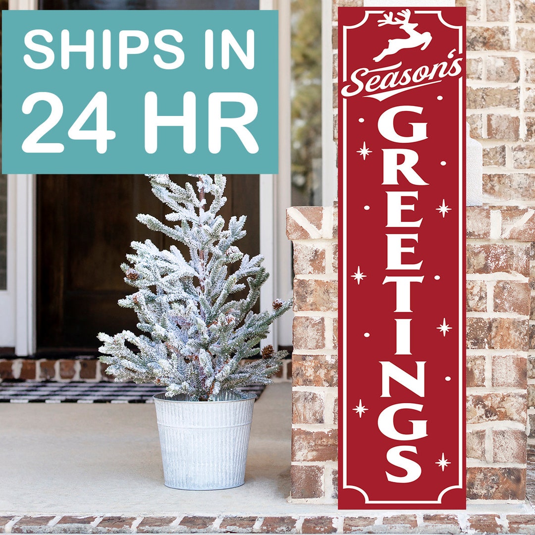 Merry Christmas Sign Front Porch Decor Christmas Holiday Etsy