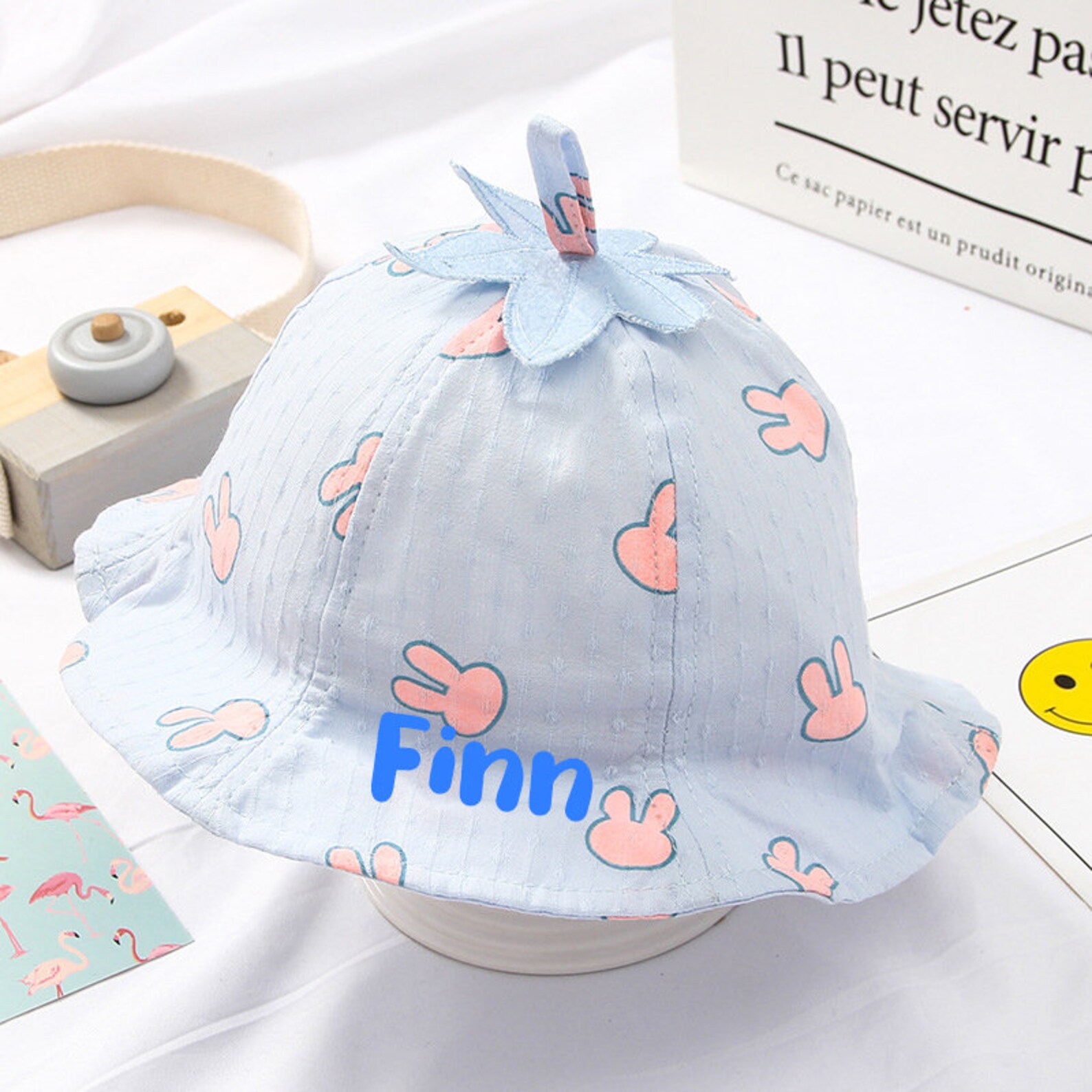 Personalized Baby Bucket Hats Monogrammed Baby Bucket Hats Etsy