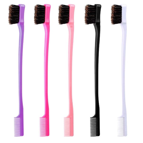 Edge Control Brush | Baby Hair Brush | Edge Styling Brush & comb combo