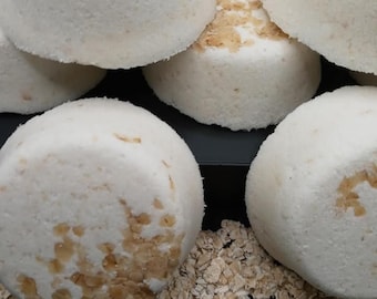 Oatmeal Bath Bomb; All Natural and Vegan Friendly!