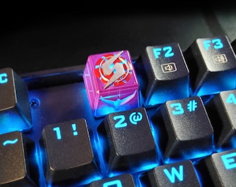 Metroid Gravity Suit/ Purple keycap (RGB, MX stem)