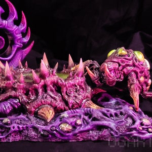 Zerg spawning pool diorama