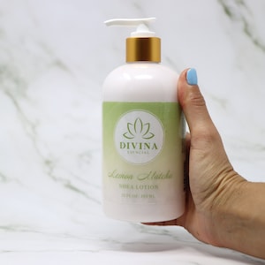 Lemon Matcha Hand and Body Lotion | Body Lotion | Shea Butter | Essential Oils | Natural Body Butter | Earth Friendly Body Lotion