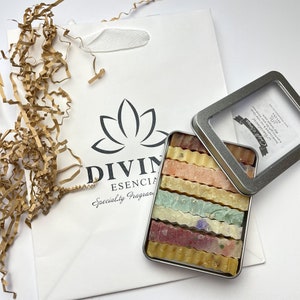 8oz Soap slices | Premium Handmade Soap Scraps | Assorted Soap Bars | Travel soap | Camping soap | Quilt Block Hand Soap