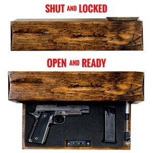 Liberty 16S Hidden Gun Shelf Safe with Trap Door - 16" X 8" x 3.75"