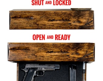 Liberty 16S Hidden Gun Shelf Safe with Trap Door - 16" X 8" x 3.75"