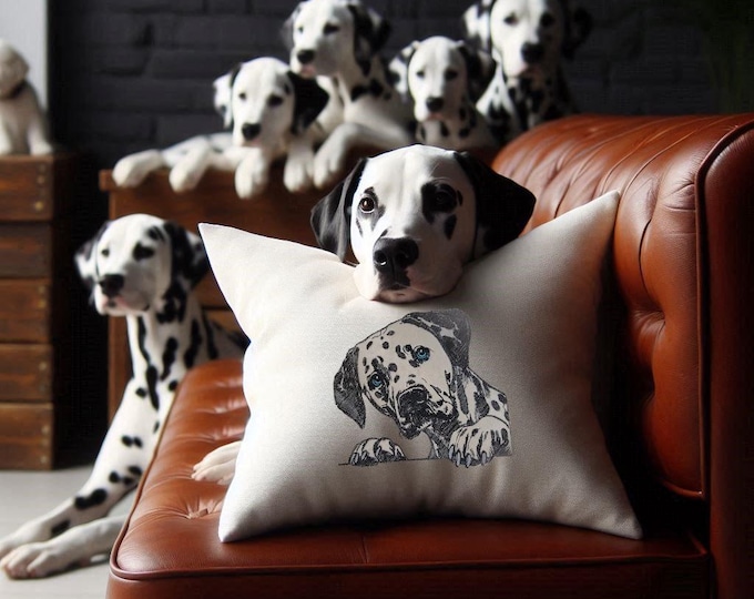 NEU Stickdatei Applikation Dalmatiner "Calla" kommerzielle Nutzung LunaChild Hund Apli