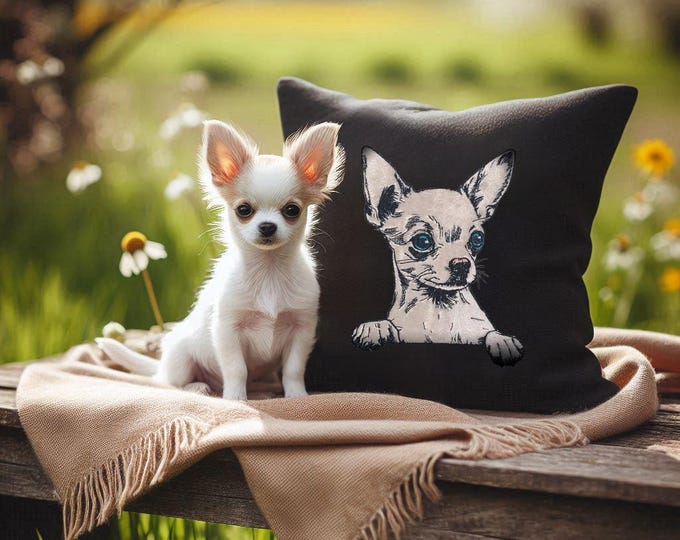 Stickdatei - Applikation Chihuahua "Aage" - für helle & dunkle Stoffe - LunaChild - Hund