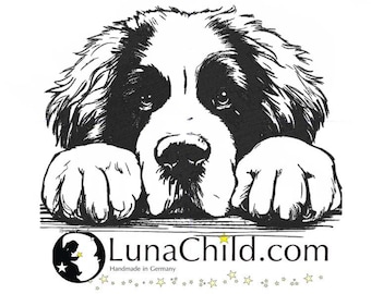 Stickdatei Landseer "Gaius" Hund realistisch kommerzielle Nutzung LunaChild
