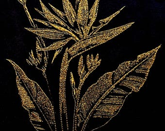 Gold and Silver Starflower Embroidery Design – Floral Embroidery Design – Flower Embroidery Design – Metallic Embroidery – 5 Sizes – LunaChild