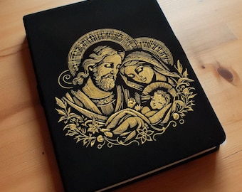 Stickdatei - Weihnachten -  Maria Josef Jesus - für dunkle Stoffe - in 8 Größen - LunaChild