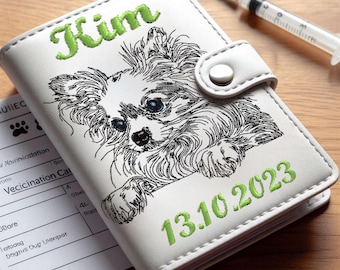 WENIGER STICHE - Stickdatei Chihuahua "Kim" - LIGHT - für helle Stoffe - Hund - LunaChild