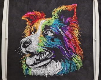 Patches - ready-made patches - colorful - animals - for your projects - dogs - personalized with the name LunaChild upon request