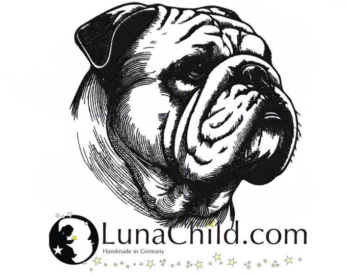 Stickdatei Mastiff "Aileen" Hund realistisch kommerzielle Nutzung LunaChild