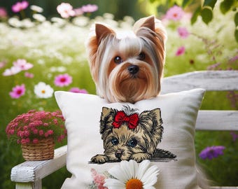 NEU Stickdatei Applikation Yorkshire Terrier "Elsa" kommerzielle Nutzung LunaChild Hund Apli