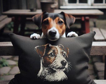 NEW Embroidery file Jack Russel Three Colors "Lydia" dog in natural colors realistic for dark fabrics commercial use LunaChild