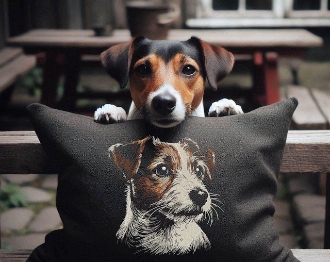 NEU Stickdatei Jack Russel Three Colors "Lydia " Hund in Naturfarben  realistisch für dunkle Stoffe kommerzielle Nutzung LunaChild