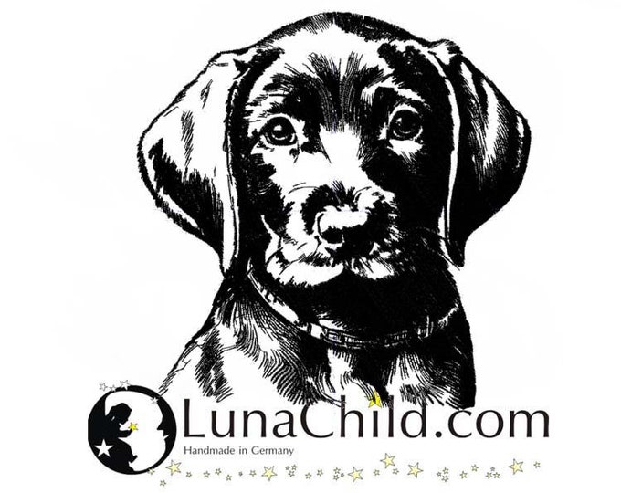 Stickdatei Deutsch Kurzhaar Welpe "Falco" Pointer Hund realistisch kommerzielle Nutzung LunaChild