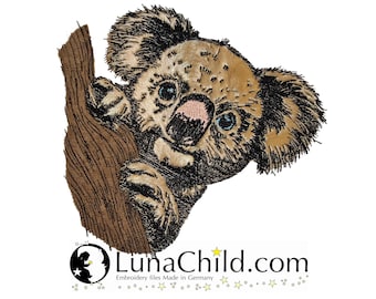 NEU Stickdatei Applikation Koala Bär "Donnie" kommerzielle Nutzung LunaChild Apli