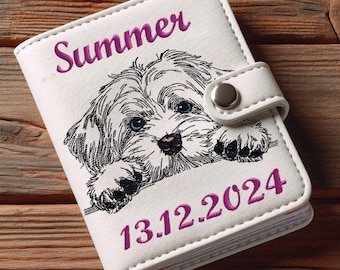 WENIGER STICHE - Stickdatei Havaneser "Summer" LIGHT - für Helle Stoffe -  Hund - LunaChild - 6 Größen -