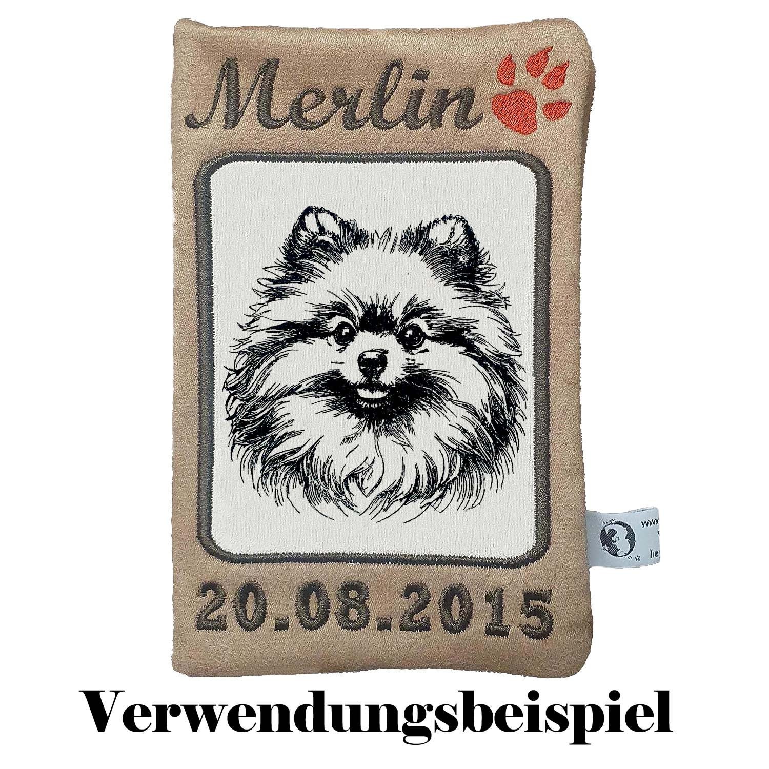 Embroidery File German Pomeranian 