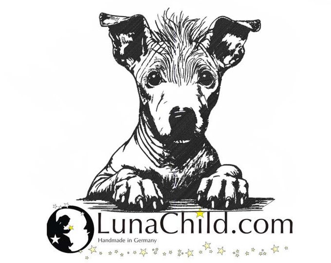 Stickdatei peruanischer Nackthund  "Darko" Hund realistisch kommerzielle Nutzung LunaChild