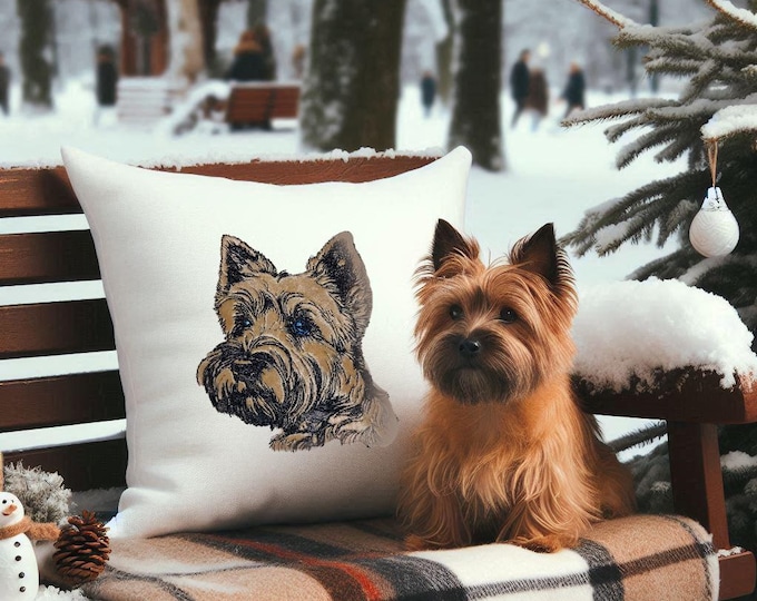 NEU Stickdatei Applikation Cairn Terrier "Cully" kommerzielle Nutzung LunaChild Hund Apli