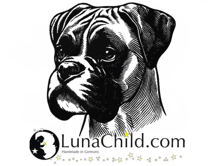 Stickdatei Boxer "Rogan" Hund realistisch kommerzielle Nutzung LunaChild