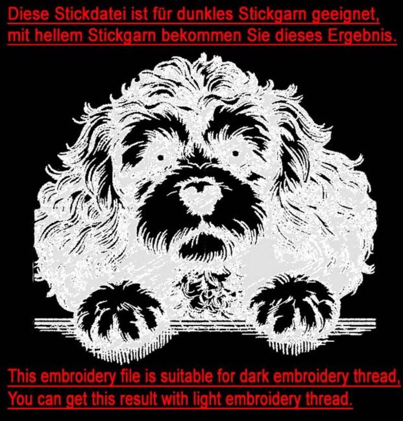 Embroidery Design Cavapoo 