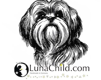 Stickdatei Shih Tzu "Lilo" Hund LunaChild