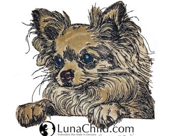 Embroidery file appliqué - Chihuahua "Kim" - for light & dark fabrics - LunaChild - Dog