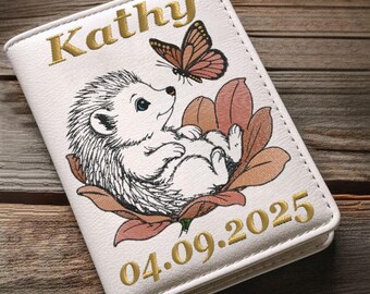 Stickdatei - Igel - Schmetterling - "Kathy" - in 10 Größen - für helle Stoffe - LunaChild