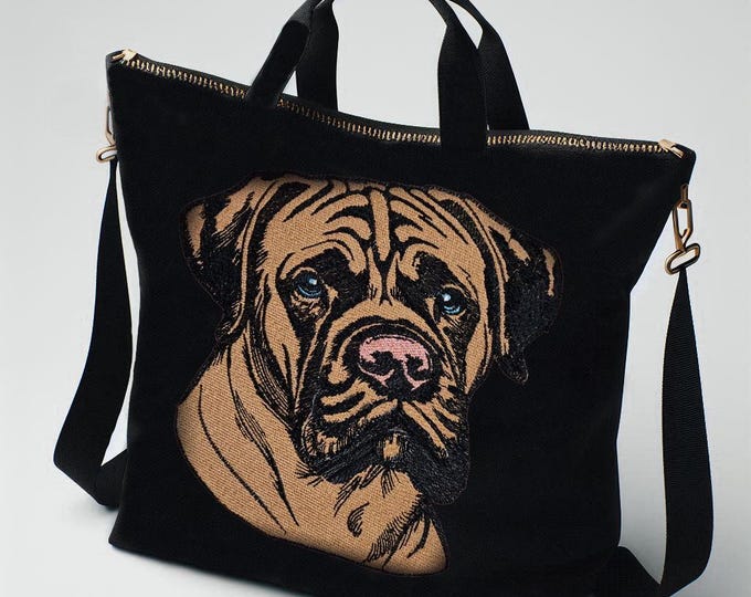 Stickdatei - Vollstick - Boerboel "Ella" - Für helle & dunkle Stoffe - Hund - LunaChild