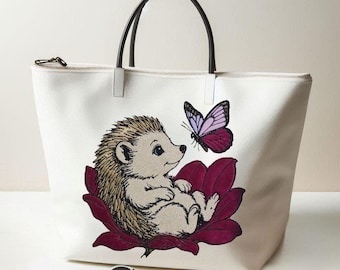 Stickdatei - Igel - Applikation - "Kathy" - für helle & dunkle Stoffe - in 8 Größen - LunaChild