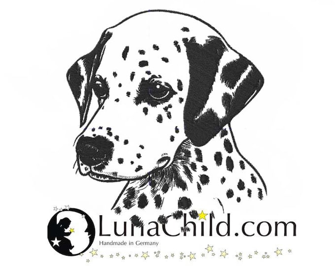 Stickdatei Dalmatiner Welpe "Timmy" Hund realistisch kommerzielle Nutzung LunaChild