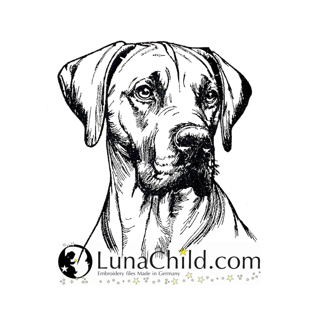 Embroidery Design Rhodesian Ridgeback