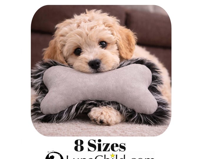 Stickdatei - Hunde Spielzeug Knochen ITH - in 8 Größen - Embroidery File Dog toy bone ITH - LunaChild